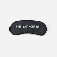 Thumbnail for Airplane Mode On Sleep Masks Aviation Shop Black Sleep Mask 