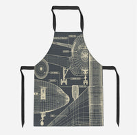 Thumbnail for Airplanes Fuselage & Details Designed Kitchen Aprons