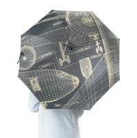 Thumbnail for Airplanes Fuselage & Details Designed Umbrella