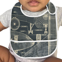 Thumbnail for Airplanes Fuselage & Details Designed Baby Bib