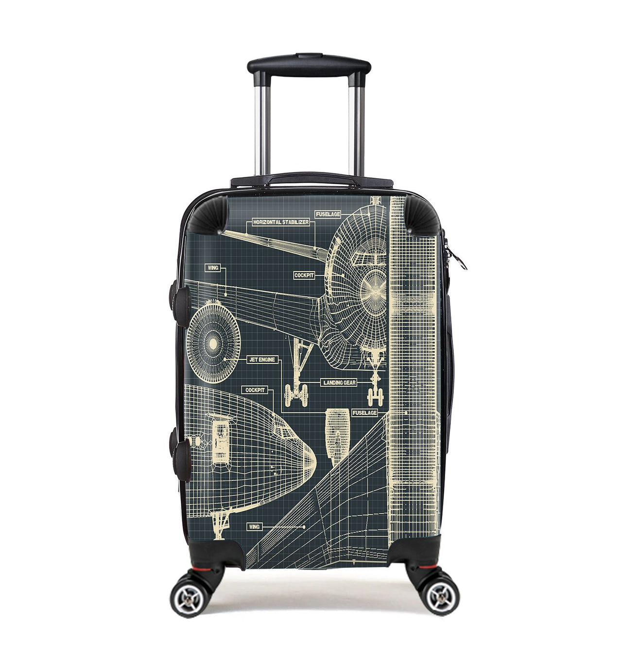 Airplanes Fuselage & Details Designed Cabin Size Luggages