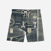 Thumbnail for Airplanes Fuselage & Details Designed Swim Trunks & Shorts
