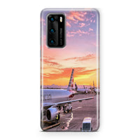 Thumbnail for Airport Photo During Sunset Designed Huawei Cases