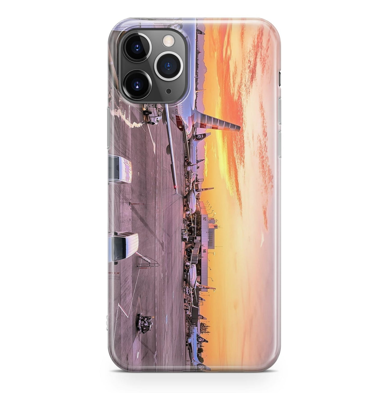 Airport Photo During Sunset Designed iPhone Cases