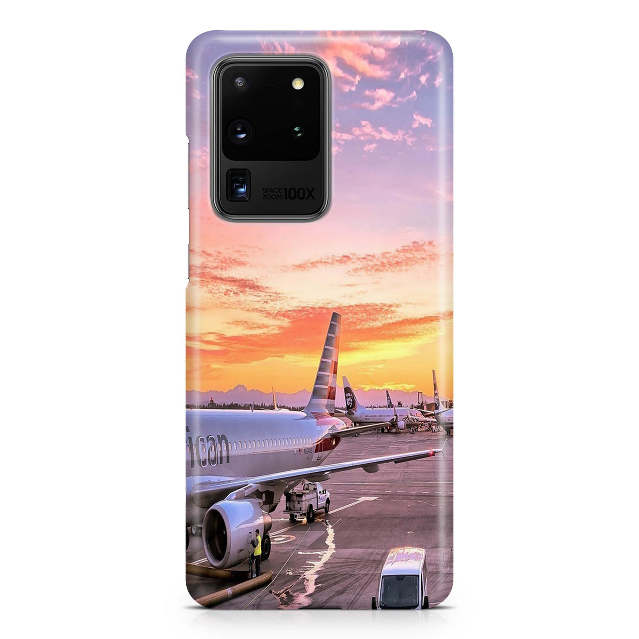 Airport Photo During Sunset Samsung A Cases
