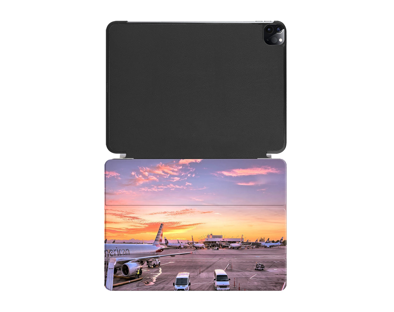 Airport Photo During Sunset Designed iPad Cases