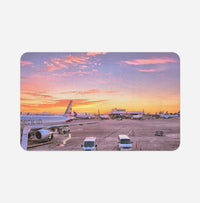 Thumbnail for Airport Photo During Sunset Designed Bath Mats