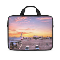 Thumbnail for Airport Photo During Sunset Designed Laptop & Tablet Bags