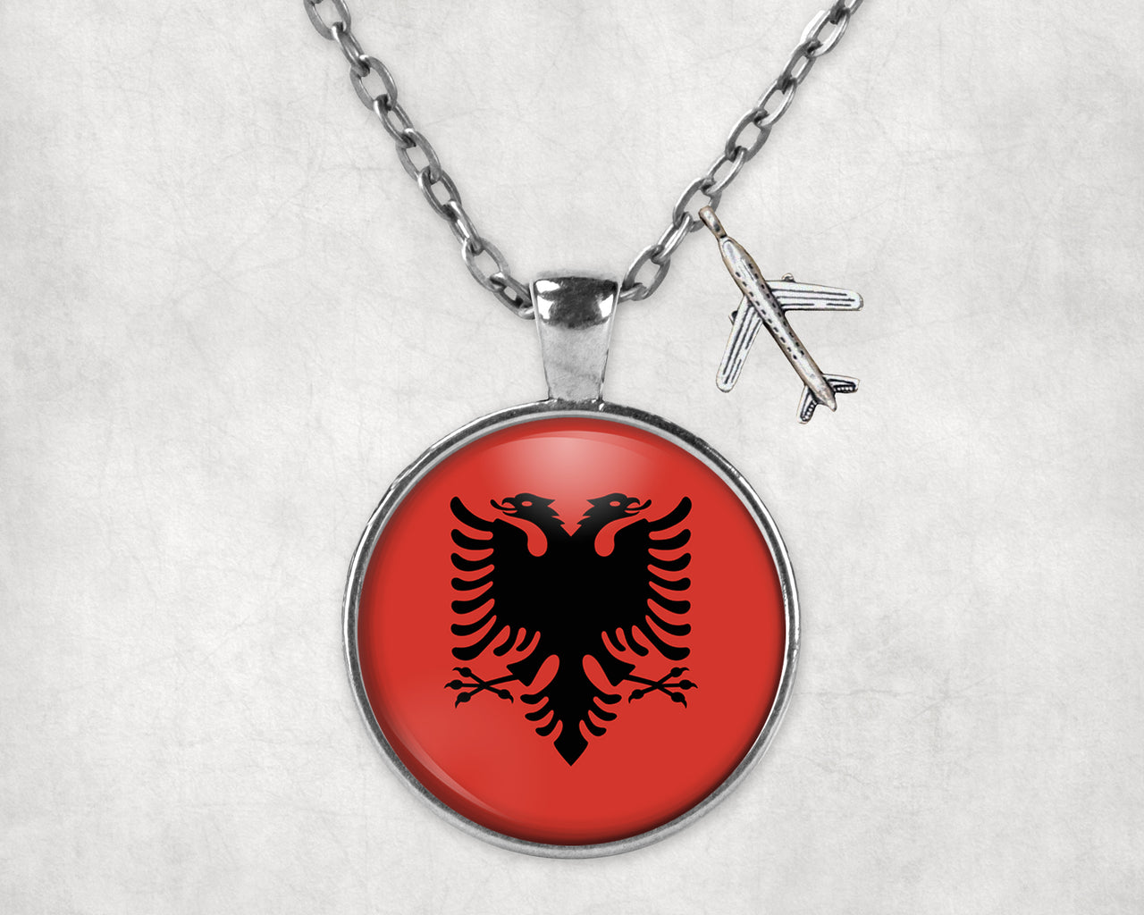 Albania Flag Designed Necklaces