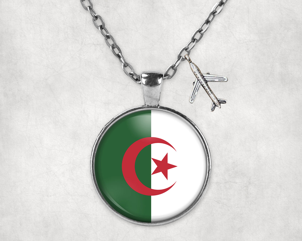 Algeria Flag Designed Necklaces