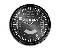 Thumbnail for Airplane Instruments (Altitude) Designed Wall Clocks Aviation Shop 