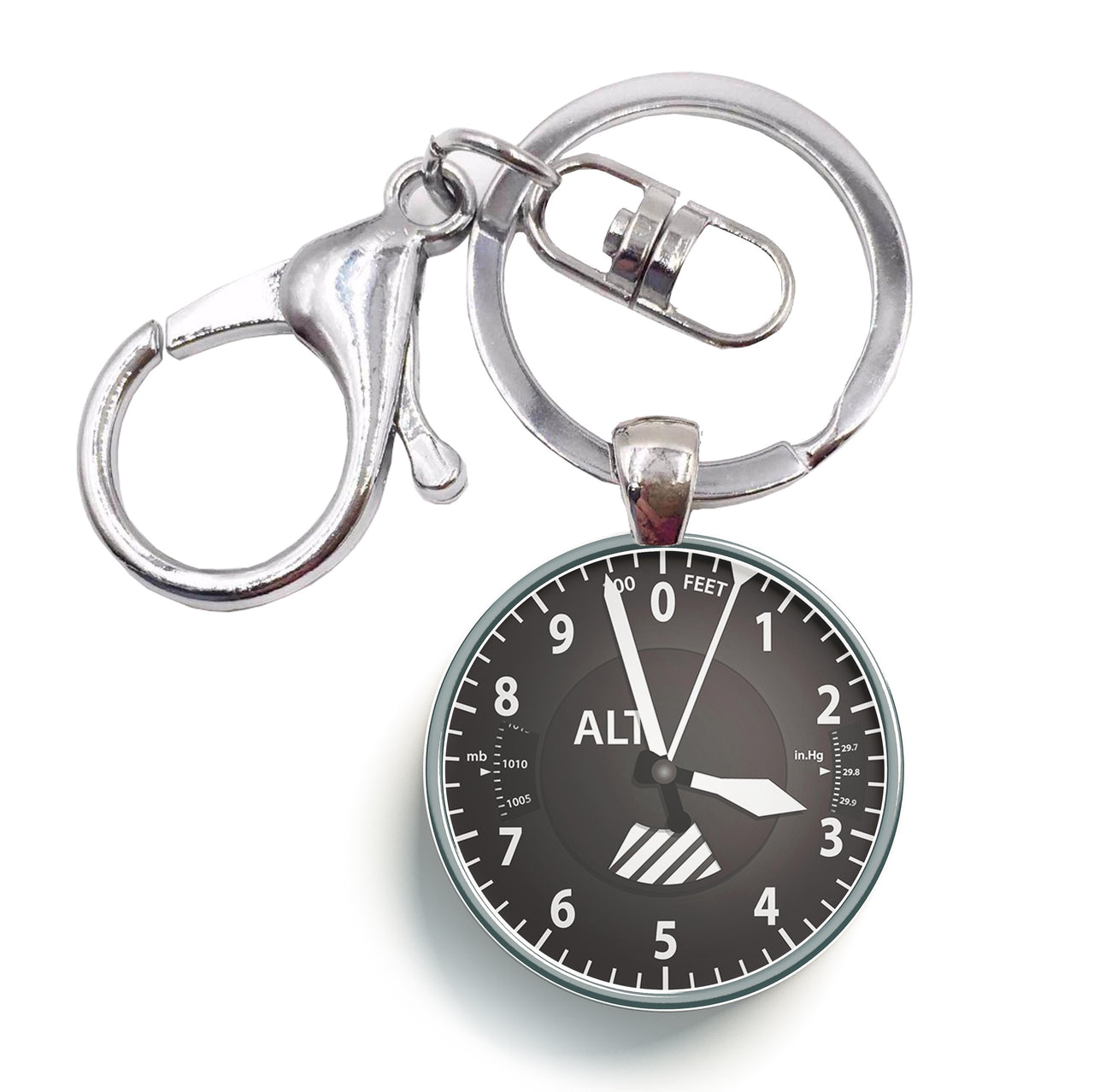 Altitude Designed Circle Key Chains