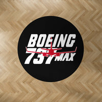 Thumbnail for Amazing Boeing 737 Max Designed Carpet & Floor Mats (Round)