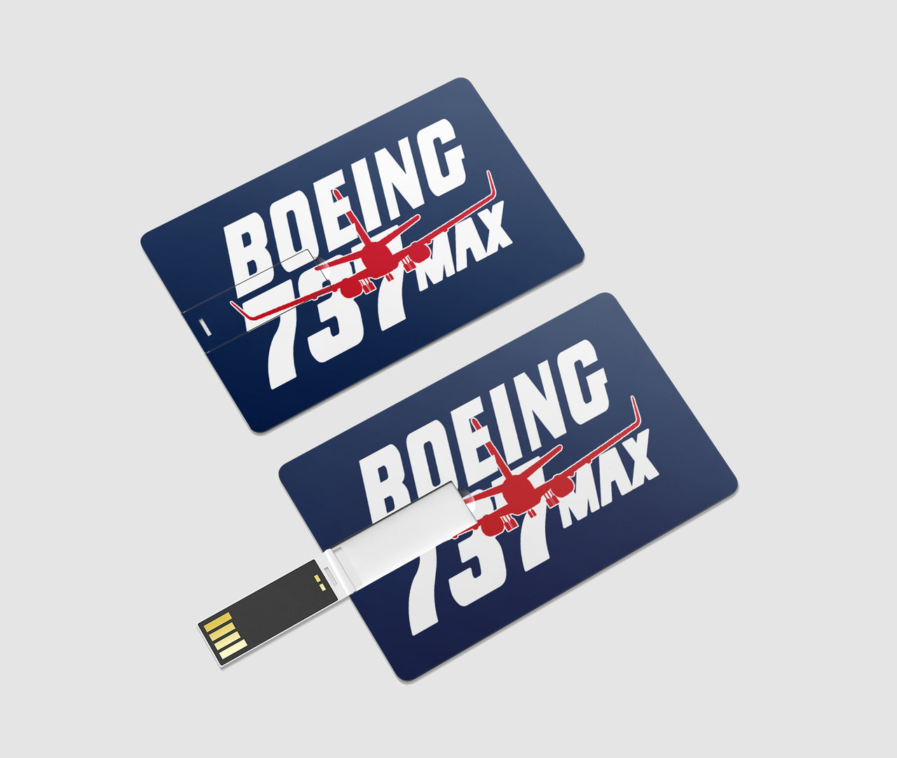 Amazing 737 Max Designed USB Cards