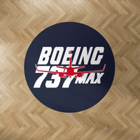 Thumbnail for Amazing Boeing 737 Max Designed Carpet & Floor Mats (Round)
