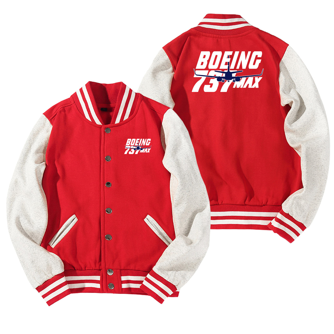 Amazing 737 Max Designed Baseball Style Jackets