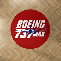Thumbnail for Amazing Boeing 737 Max Designed Carpet & Floor Mats (Round)