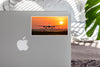 Amazing Airbus A330 Landing at Sunset Designed Stickers