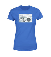 Thumbnail for Amazing Aircraft & Engine Designed Women T-Shirts