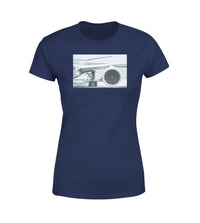 Thumbnail for Amazing Aircraft & Engine Designed Women T-Shirts