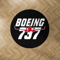 Thumbnail for Amazing Boeing 737 Designed Carpet & Floor Mats (Round)