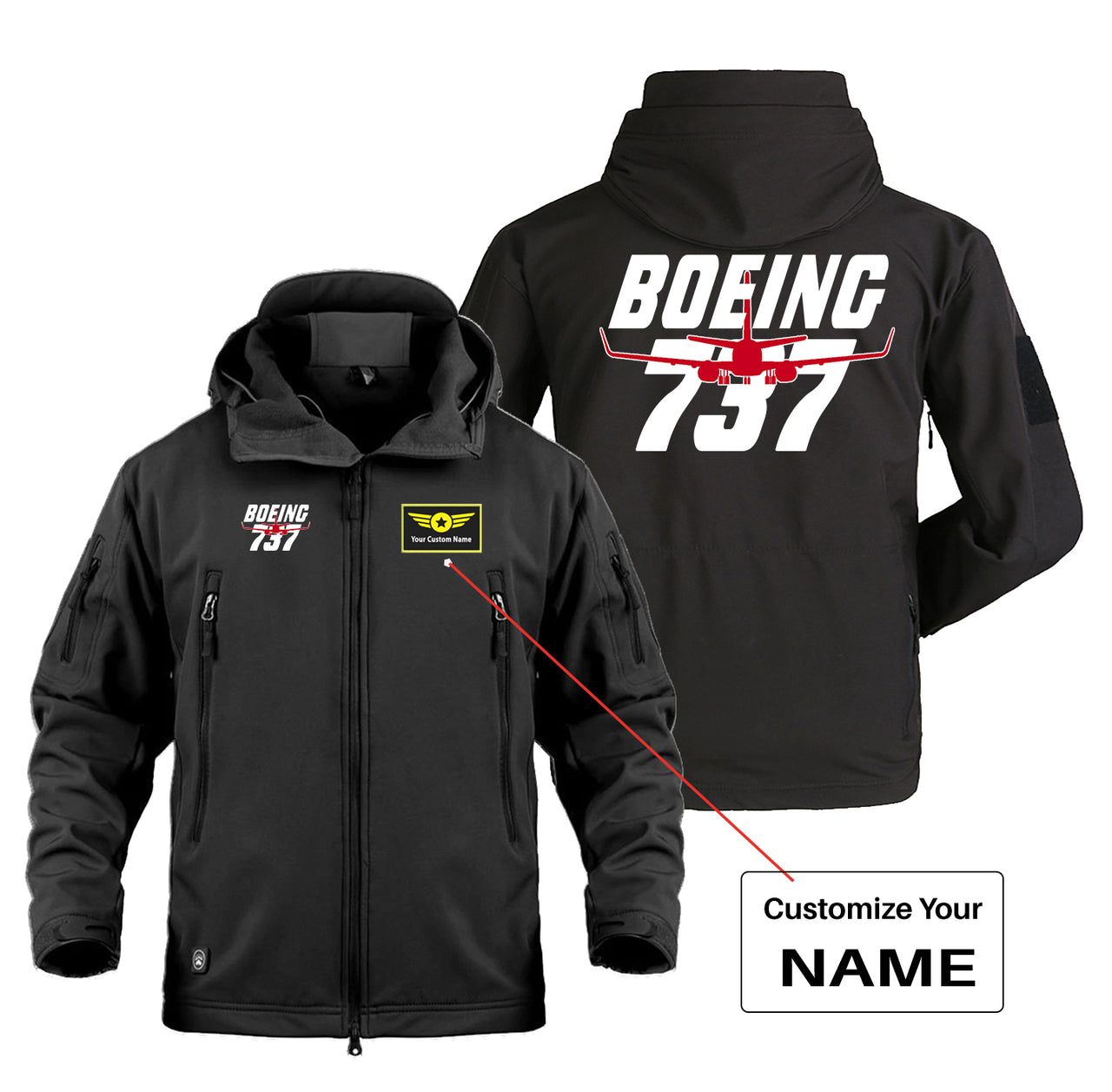 Amazing Boeing 737 Designed Military Jackets (Customizable)