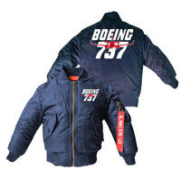 Thumbnail for Amazing Boeing 737 Designed Children Bomber Jackets