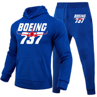Thumbnail for Amazing Boeing 737 Designed Hoodies & Sweatpants Set