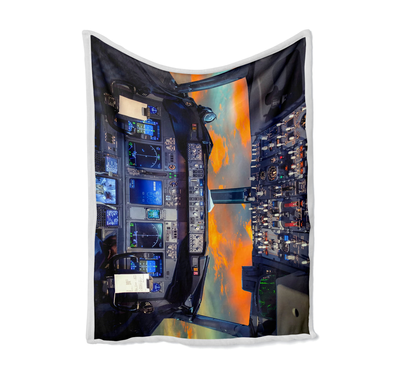 Amazing Boeing 737 Cockpit Designed Bed Blankets & Covers