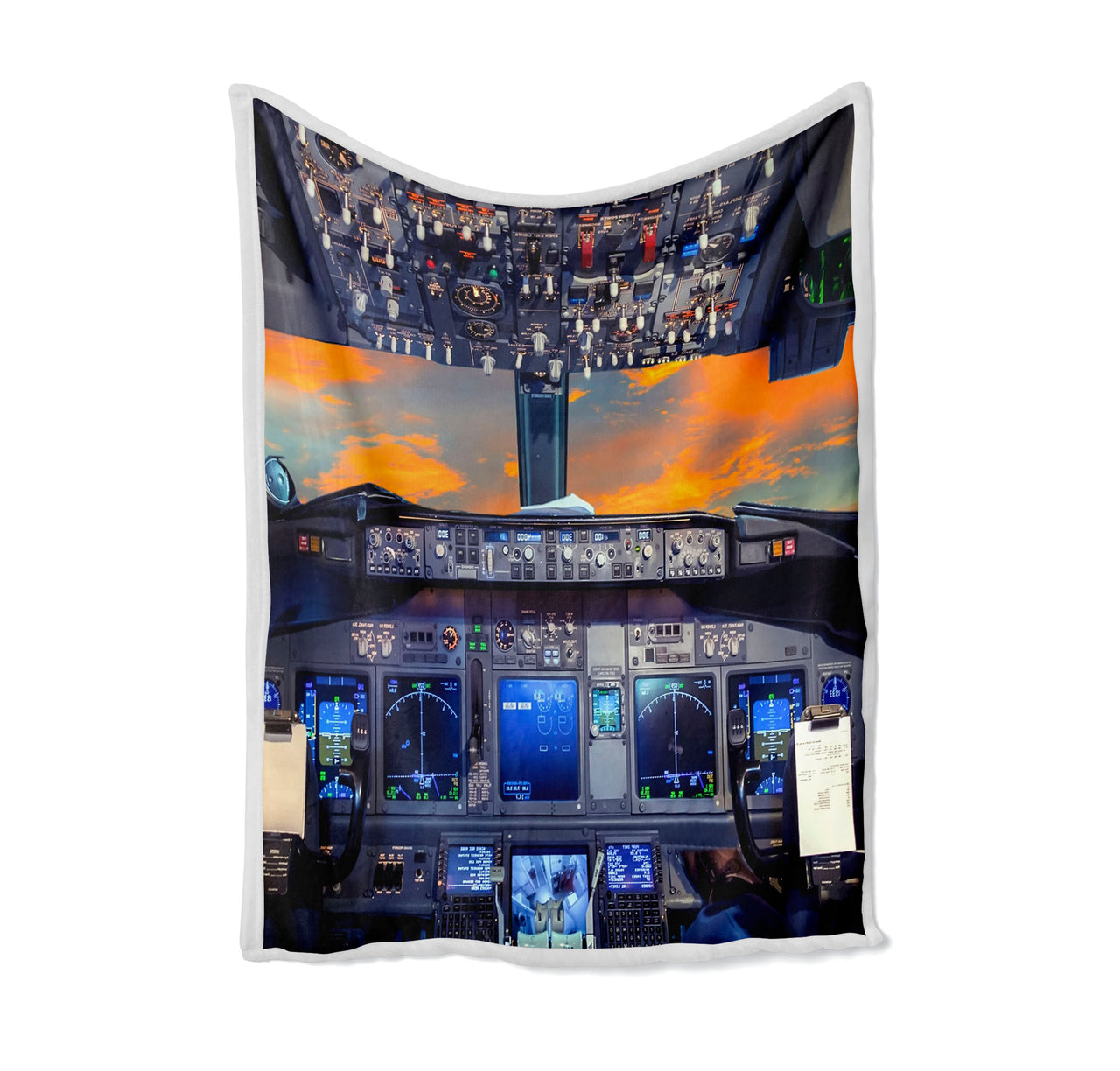 Amazing Boeing 737 Cockpit Designed Bed Blankets & Covers