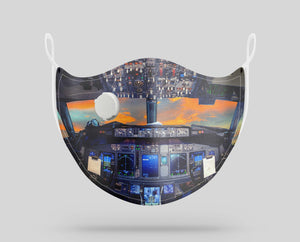 Amazing Boeing 737 Cockpit Designed Face Masks