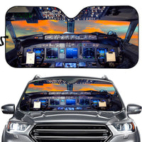 Thumbnail for Amazing Boeing 737 Cockpit Designed Car Sun Shade