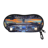 Thumbnail for Amazing Boeing 737 Cockpit Designed Glasses Bag
