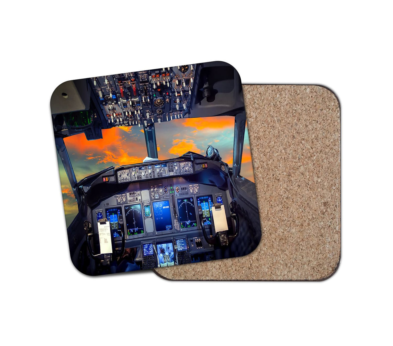 Amazing Boeing 737 Cockpit Designed Coasters