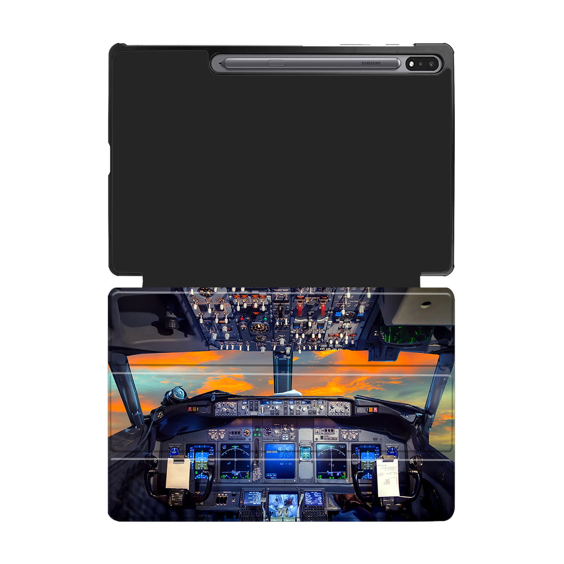 Amazing Boeing 737 Cockpit Designed Samsung Tablet Cases
