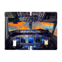 Thumbnail for Amazing Boeing 737 Cockpit Designed Samsung Tablet Cases
