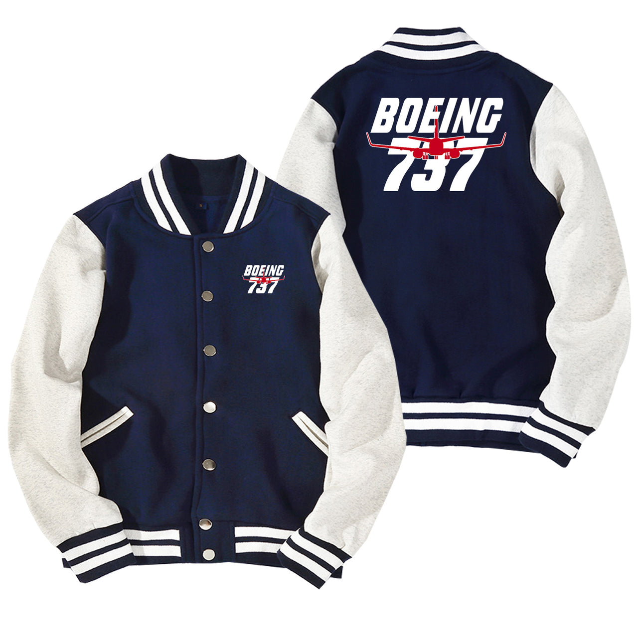 Amazing Boeing 737 Designed Baseball Style Jackets