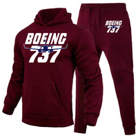 Thumbnail for Amazing Boeing 737 Designed Hoodies & Sweatpants Set