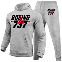 Thumbnail for Amazing Boeing 737 Designed Hoodies & Sweatpants Set