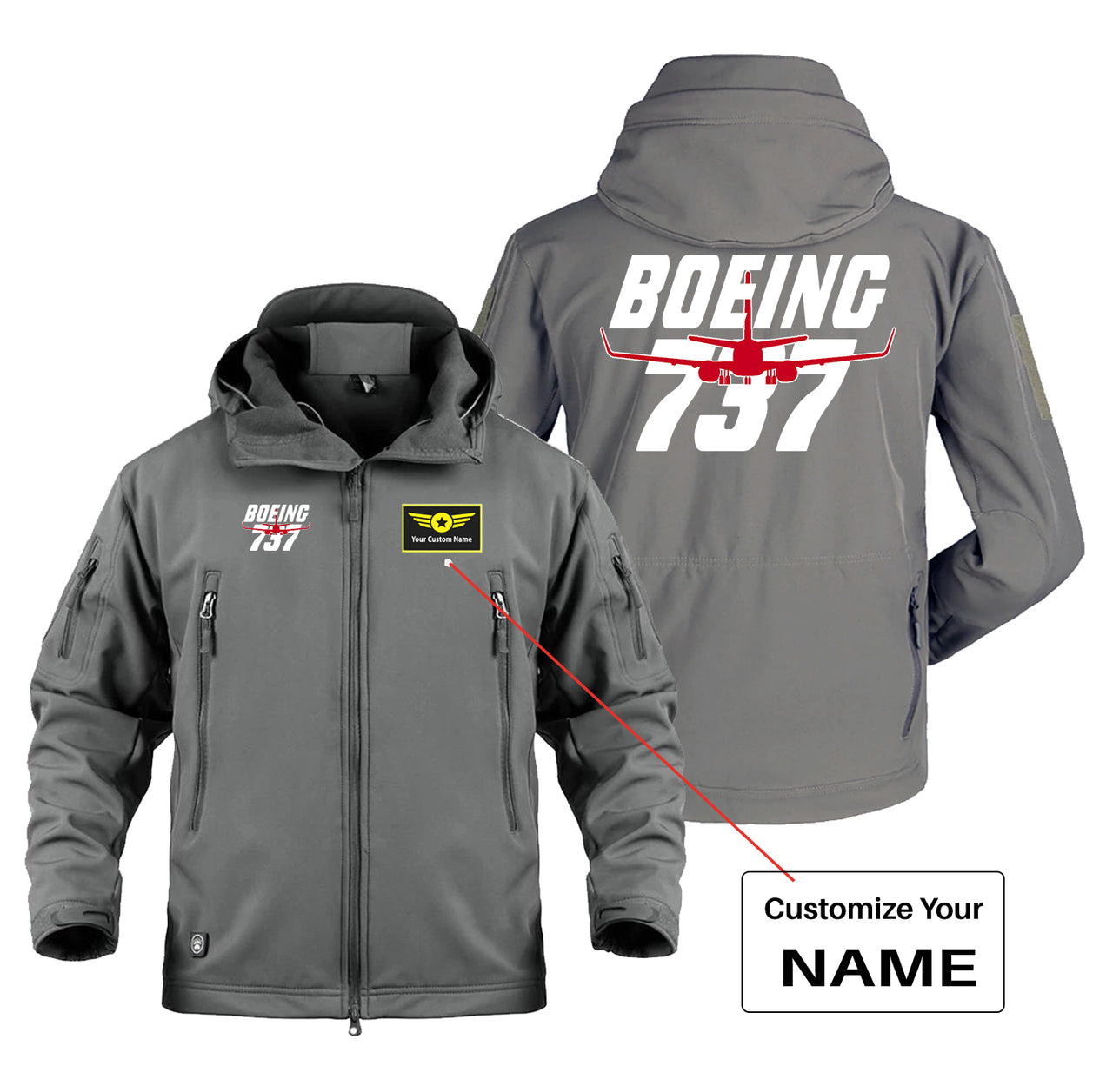 Amazing Boeing 737 Designed Military Jackets (Customizable)