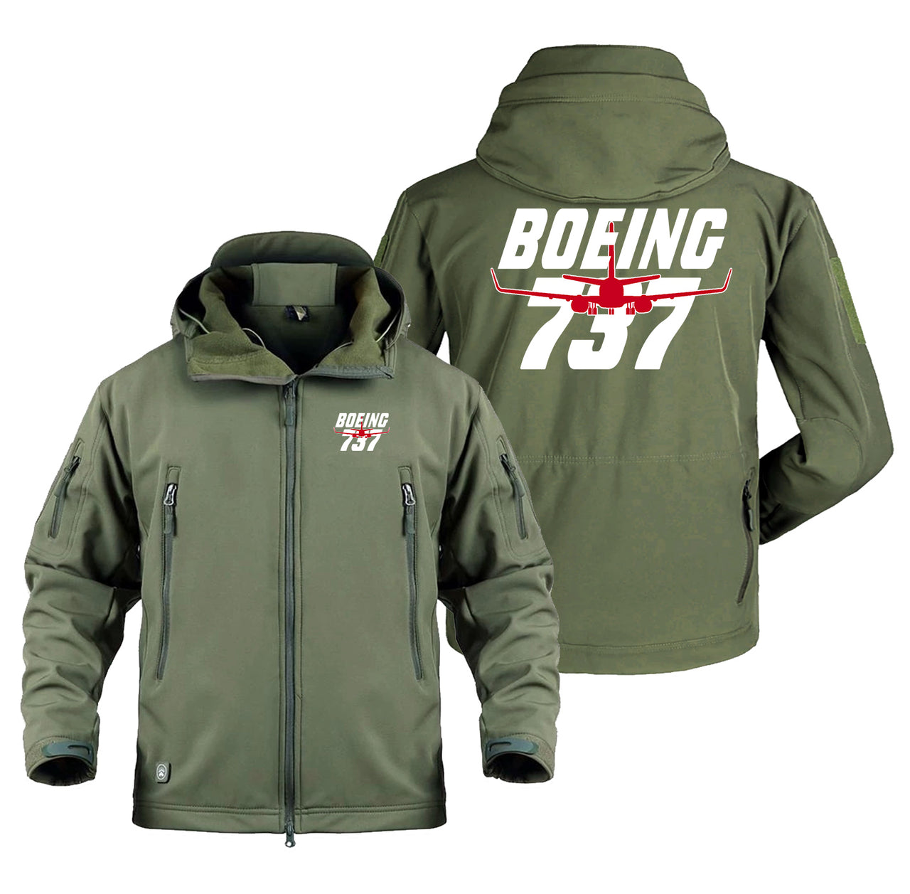 Amazing Boeing 737 Designed Military Jackets (Customizable)