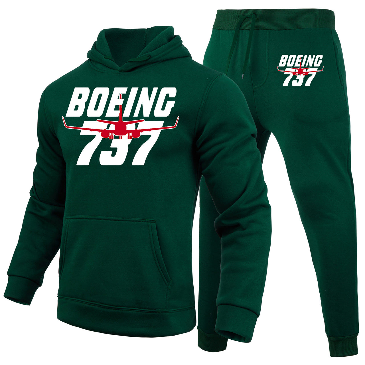 Amazing Boeing 737 Designed Hoodies & Sweatpants Set