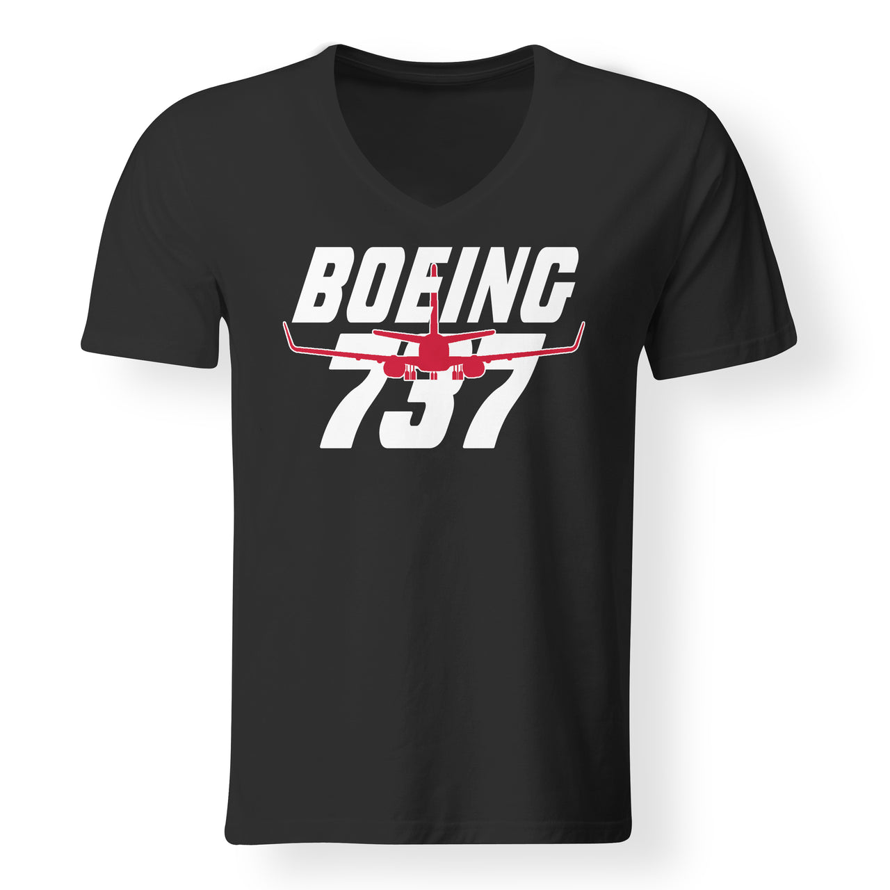 Amazing Boeing 737 Designed V-Neck T-Shirts