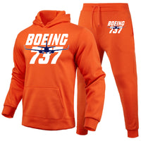Thumbnail for Amazing Boeing 737 Designed Hoodies & Sweatpants Set