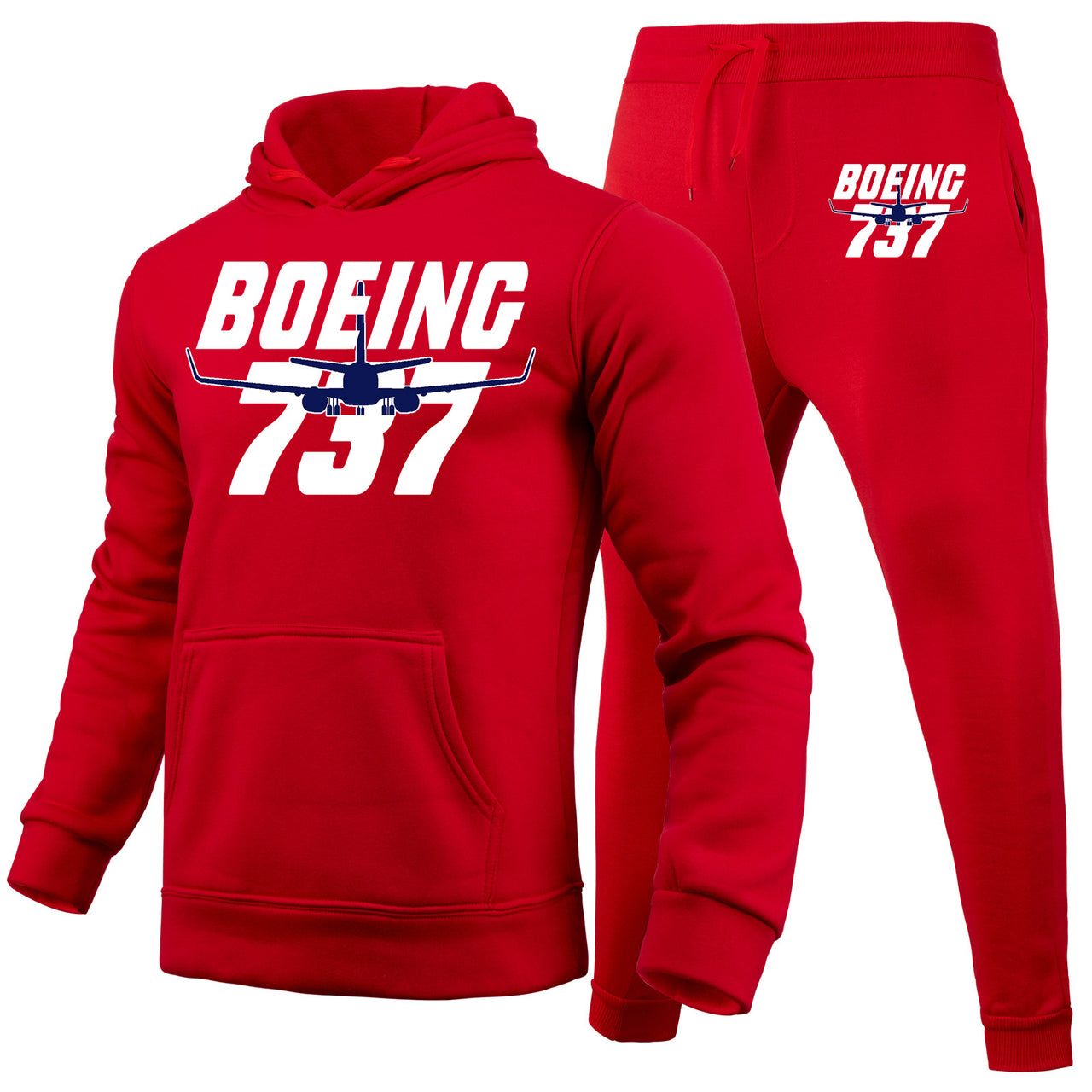 Amazing Boeing 737 Designed Hoodies & Sweatpants Set