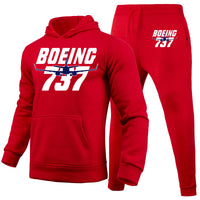 Thumbnail for Amazing Boeing 737 Designed Hoodies & Sweatpants Set