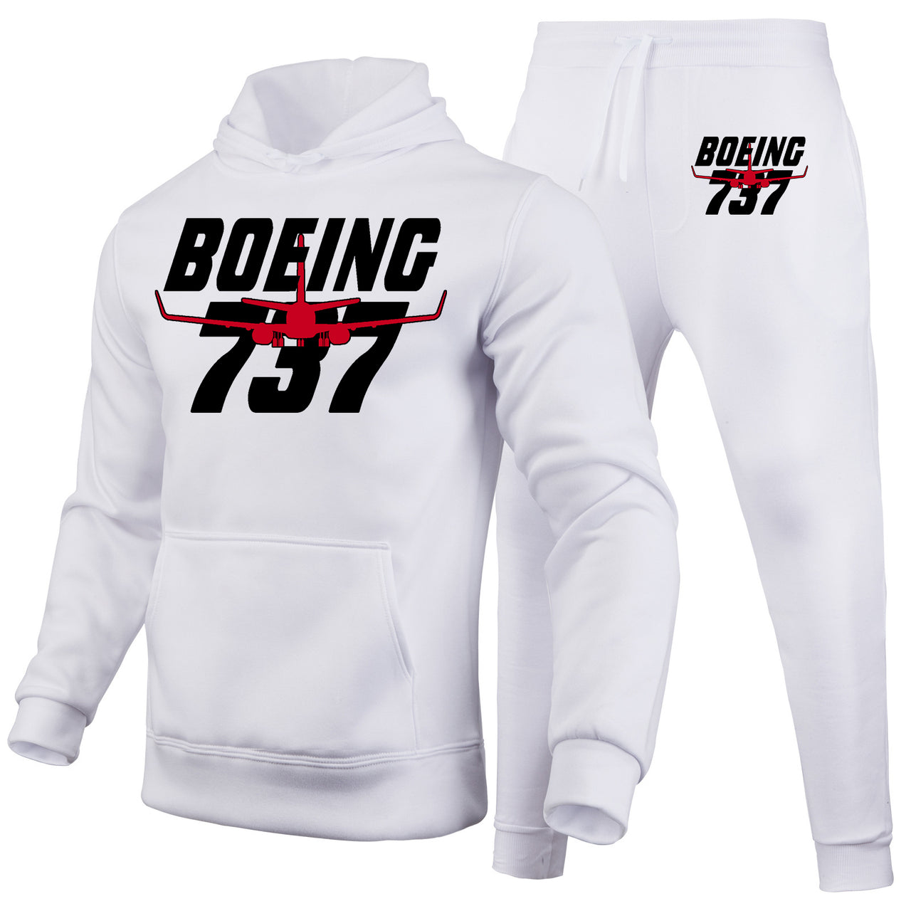 Amazing Boeing 737 Designed Hoodies & Sweatpants Set