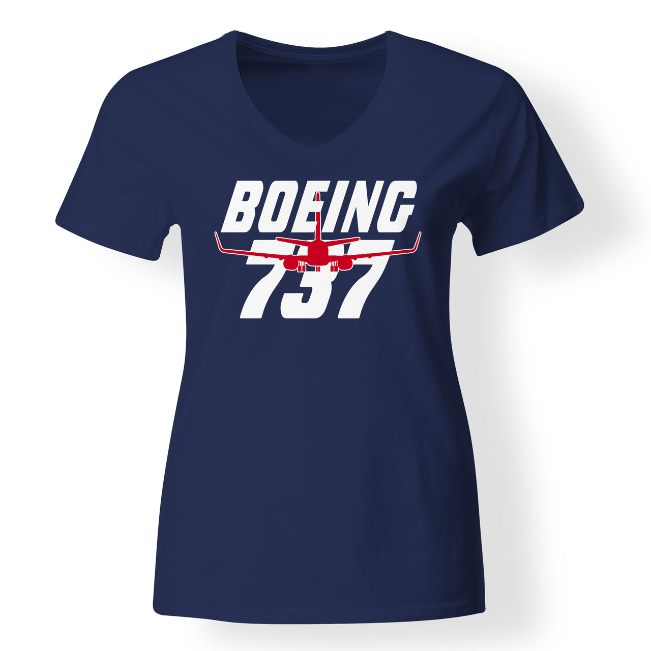 Amazing Boeing 737 Designed V-Neck T-Shirts