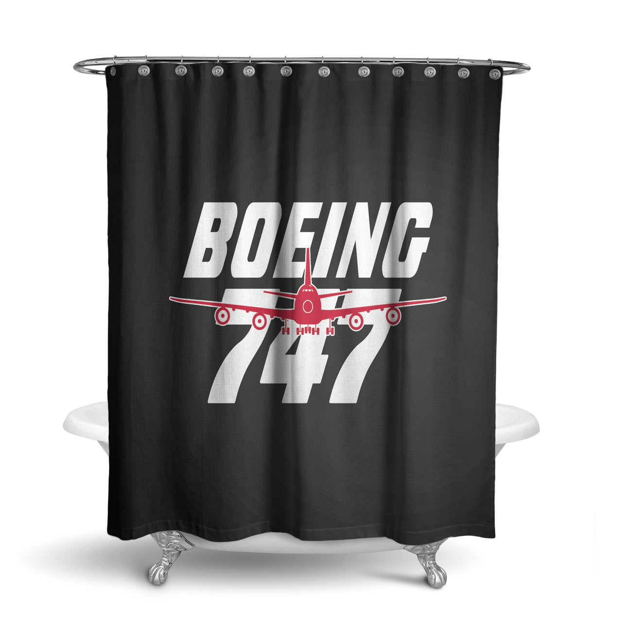 Amazing Boeing 747 Designed Shower Curtains