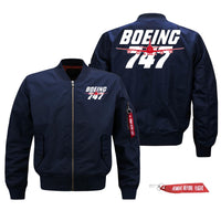 Thumbnail for Amazing Boeing 747 Designed Pilot Jackets (Customizable)